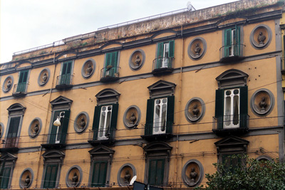 Buildings on Piazza Garibaldi