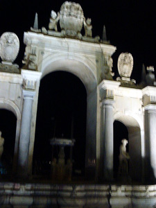 Fountain on the waterfront