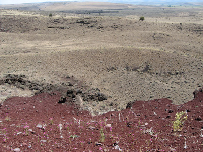Red Bomb Crater